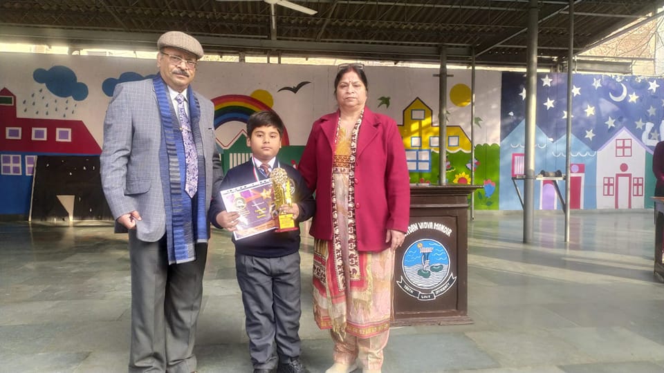 Tanishq Garg received India’s Most Talented Kids Award